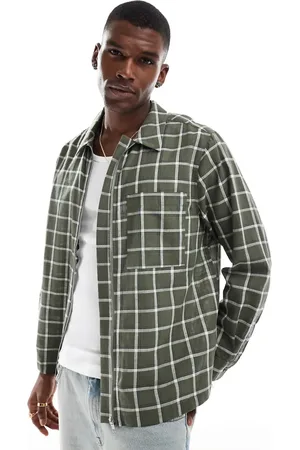 ASOS Boxy check shirt in