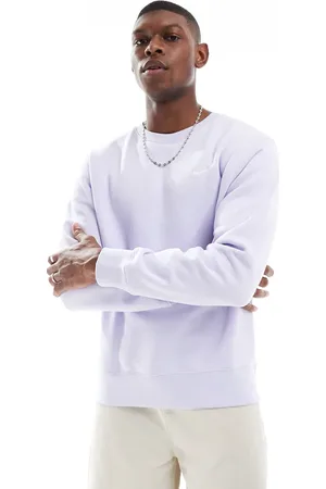 Nike Club crew sweatshirt in lilac