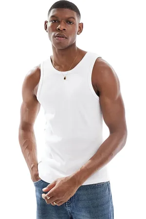 Pull&Bear Ribbed vest in