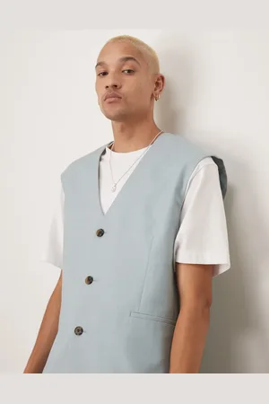 ASOS Waistcoat jacket in light
