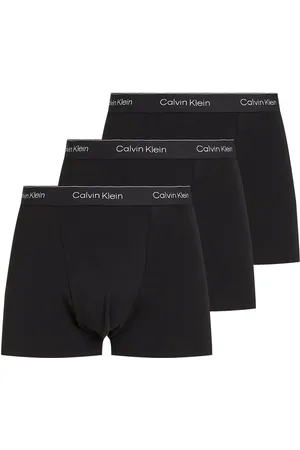 Calvin Klein Icon Cotton Stretch 3 pack darted trunk in triple