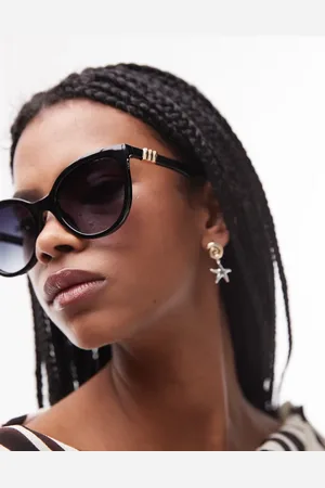 Le Specs The muse large round sunglasses in