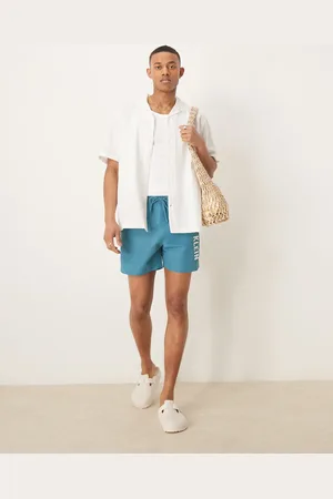 Calvin Klein Intense Power logo swim shorts in