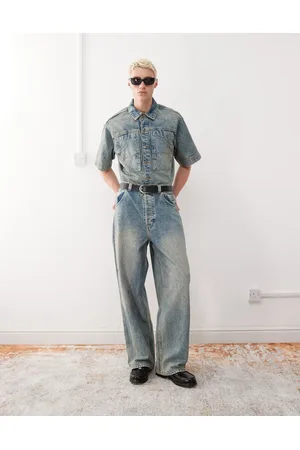 COLLUSION X002 baggy skate jean in vintage wash