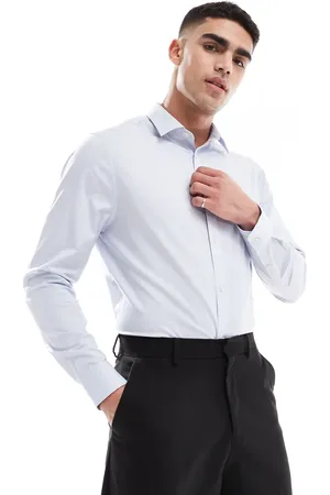 ASOS Formal easy iron regular shirt in light