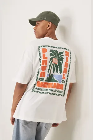 ASOS Oversized t-shirt with palm tree graphic in