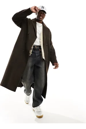 ASOS Oversized wool mix overcoat in