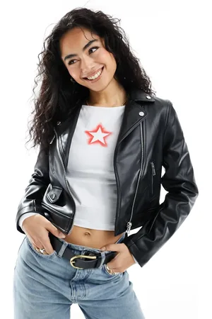 ASOS Ultimate faux leather biker jacket in