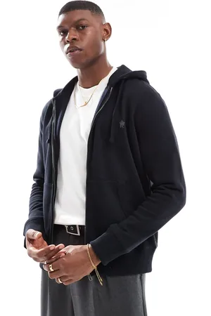French Connection French Connection classic zip up hoodie in