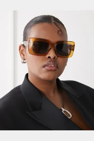 Reclaimed Oversized square sunglasses in