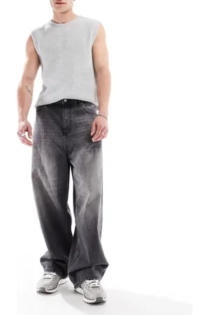 Pull&Bear Super baggy jeans in vintage