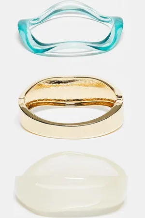 Reclaimed Mixed resin bangle 3 pack