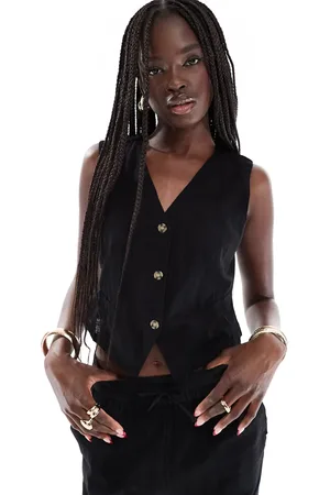 VERO MODA Tailored waistcoat co-ord in