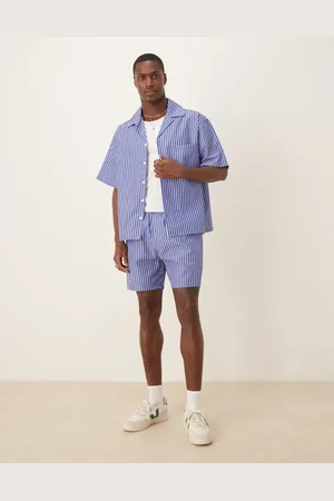 ASOS Co-ord stripe shorts in