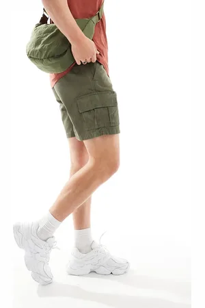 ASOS Fit cargo shorts in khaki