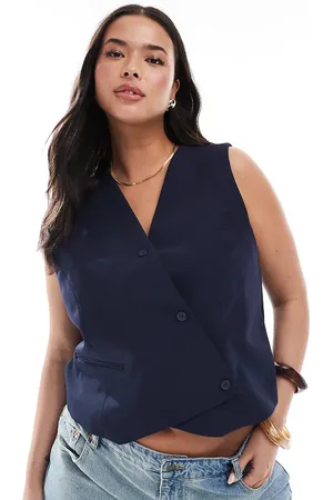 ONLY Asymmetric detail waistcoat in