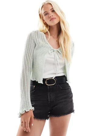 Cotton On Cotton On open knit cardigan in mint