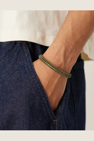 ASOS Fabric bangle in khaki