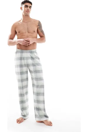 ASOS Brushed check lounge bottom in