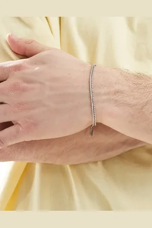 LOST SOULS Multi thin chains bracelet in stainless steel
