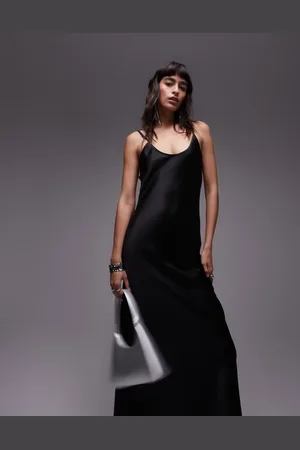 Topshop Cami scoop maxi slip dress in