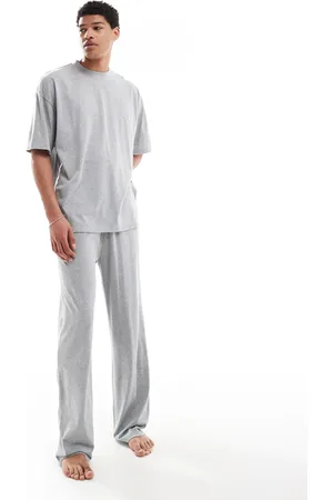 ASOS Pyjama long leg set in marl