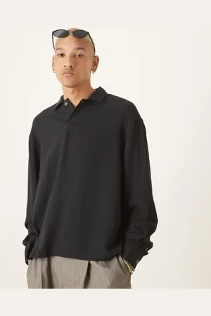 ASOS Oversized overhead boxy linen blend shirt in