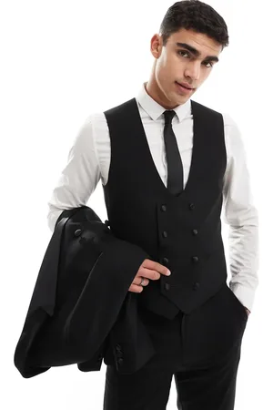 ASOS Double breasted skinny suit waistcoat in