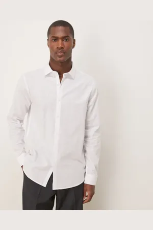 ASOS Formal linen blend regular shirt in
