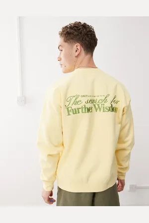 Obey Further wisdom graphic crewneck sweatshirt with back print in