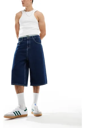 ASOS Longer length jort in dark wash