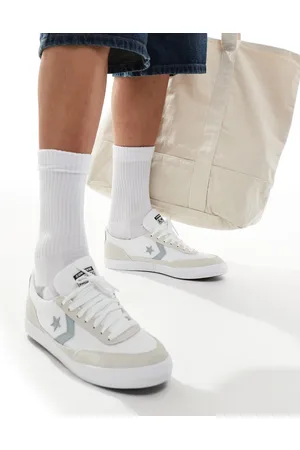 Converse Net Star Classic canvas Ox trainers in and grey