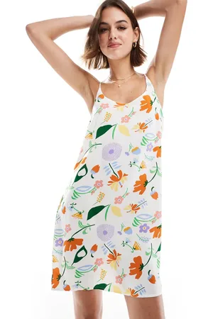 ONLY Floral print mini dress in