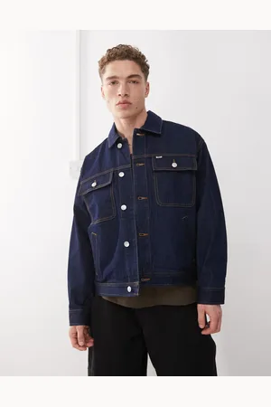 Obey Opena jacket in rinse indigo