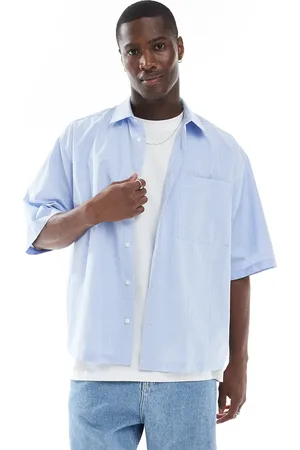 ASOS Boxy oversized shirt in check
