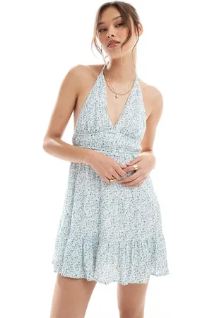Cotton On Cotton On Danielle halter romper in floral cream