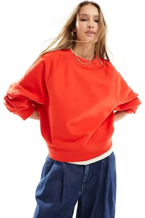 ASOS Oversized sweat with raglan detail in