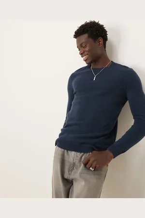 ASOS Lambswool crew neck knitted jumper in