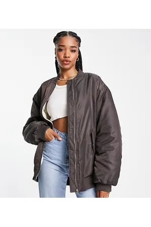 ASOS ASOS DESIGN Tall oversized bomber jacket in