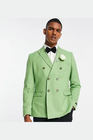 JACK & JONES Premium double breasted suit jacket in