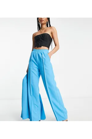 ASOS Damen Leggings & Treggings - ASOS DESIGN Tall commuter suit trouser in turquoise