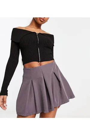 Reclaimed Skort in charcoal