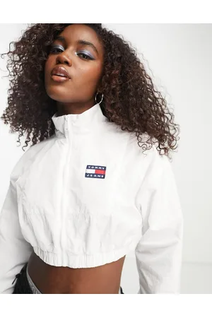 Tommy Hilfiger Damen Outdoorjacken - Ultra crop windbreaker in