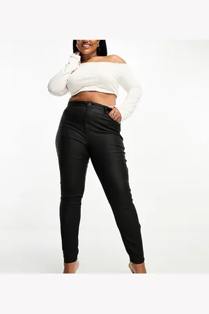 ASOS ASOS DESIGN Curve coated skinny jean in