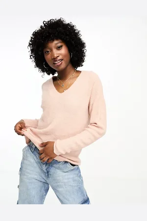VERO MODA Lightweight v neck knitted jumper in