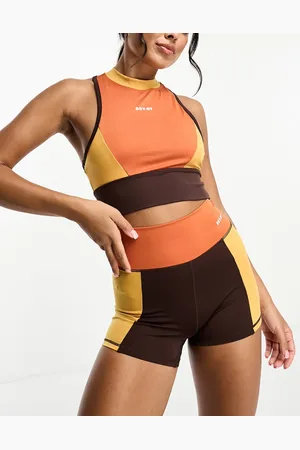 Daisy Street Active Landscape sleeveless crop top in