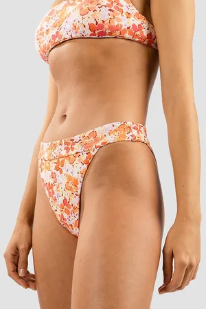 Rhythm Rosa Floral Hi Banded Bikini Bottom
