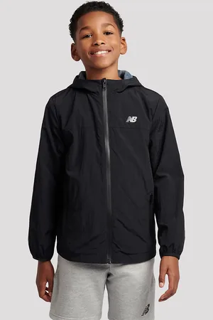 New Balance Athletics Woven Mesh Lined Kids Jacke