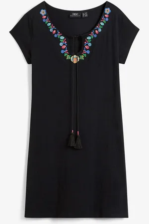 bonprix Flammgarn-Jerseykleid aus reiner Baumwolle