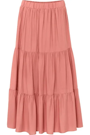 bonprix Midirock aus Viskose Crinkle